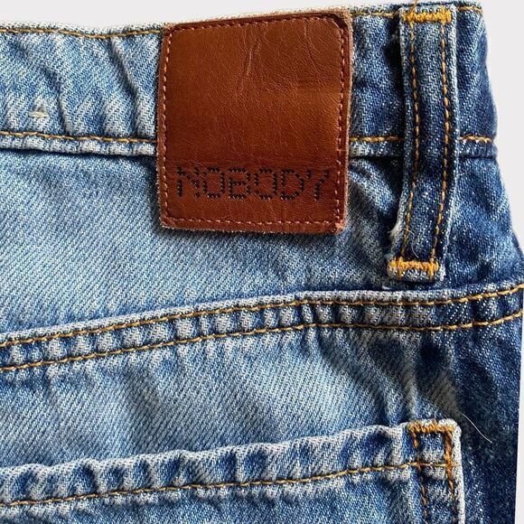 Nobody | EUC Women’s High Boy Super High Rise Denim Shorts Size 25 - Picture 3 of 5